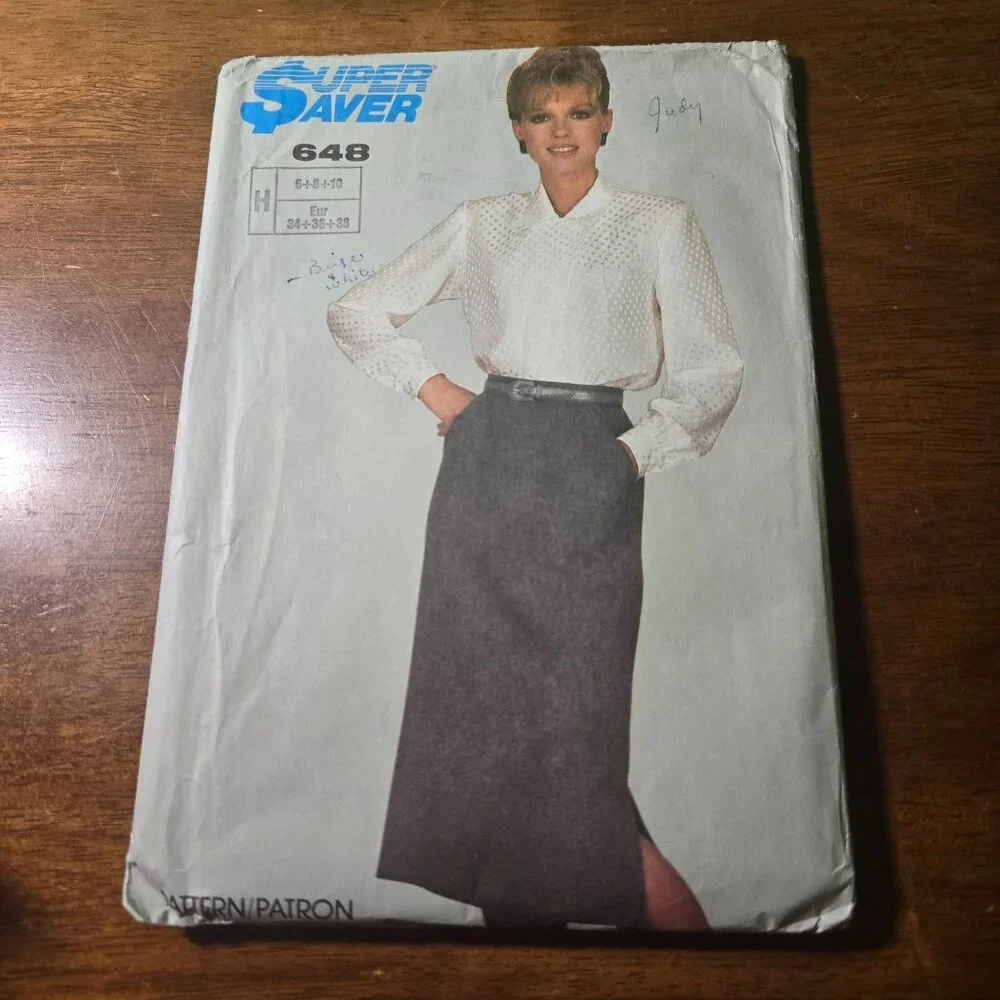 Womens sewing patterns mixed lot leggings, jacket, vintage 80s Unverified